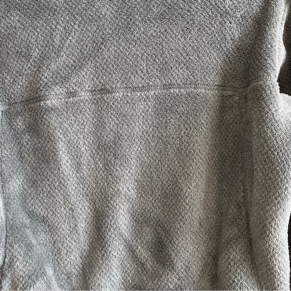 Women's Re-Tool Snap-T Pullover Top jacket fleece retired colour grey coral L - Picture 4 of 9